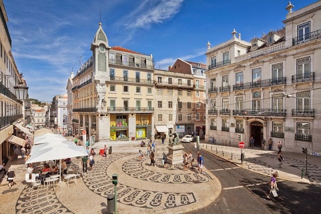 Bairro Chiado em Lisboa