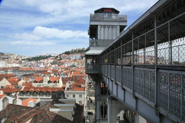 Visita ao Elevador Santa Justa em Lisboa