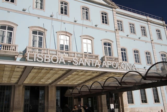 Estação de Santa Apolónia em Lisboa