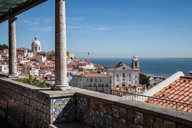 Miradouros de Alfama em Lisboa