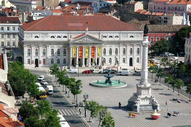 Praça do Rossio em Lisboa