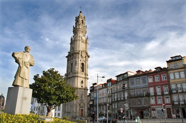 Torre dos Clérigos no Porto