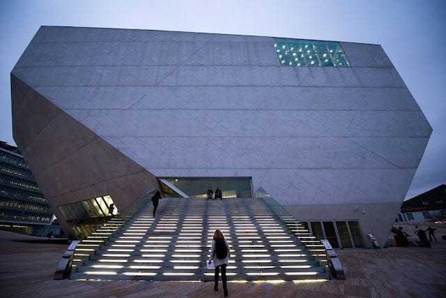 Entrada Casa da Música no Porto