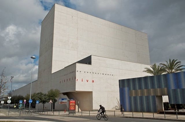 Entrada do Pavilhão do Conhecimento em Lisboa