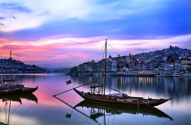 Porto no horário de verão