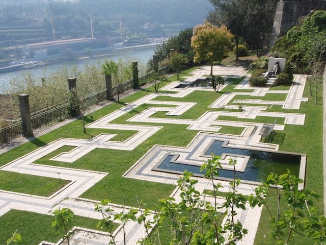 Jardins do Palácio de Cristal no Porto