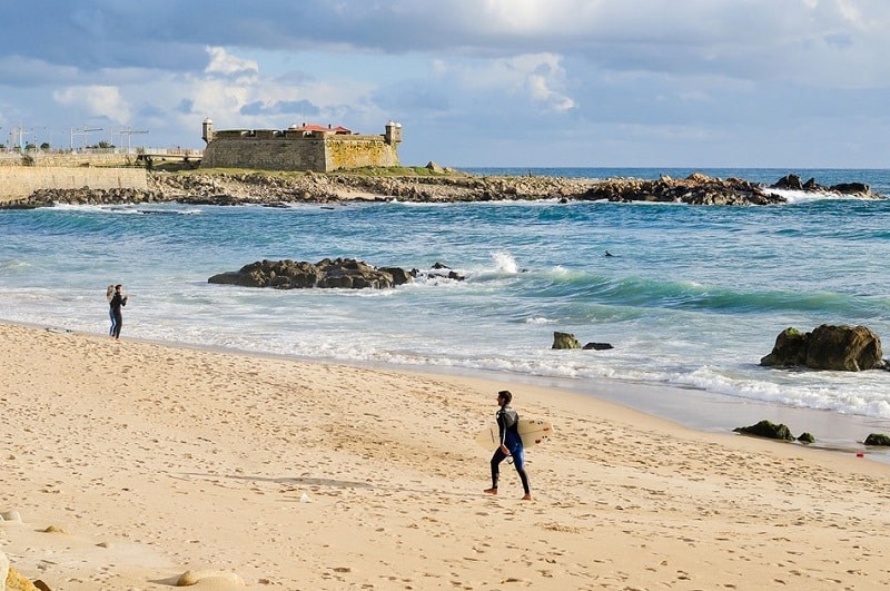 Praia perto do Porto