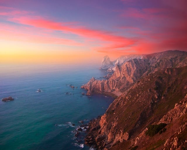 Vista do Cabo da Roca em Sintra