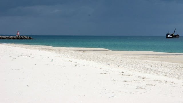 Ilha de Tavira no Algarve