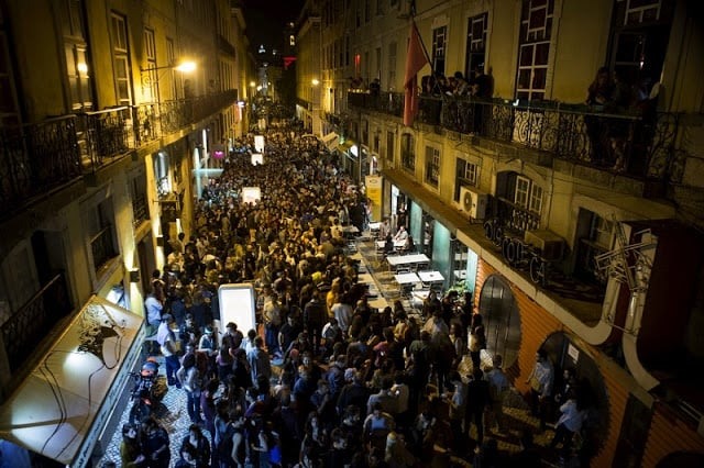 Bairro Sodré à noite