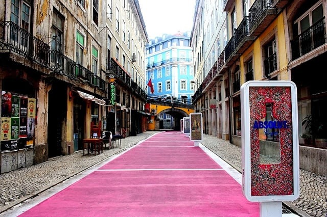 Rua Cor-de-Rosa no Cais do Sodré