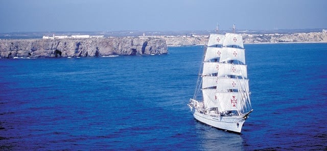 Barco em Sagres