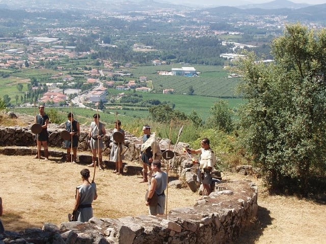 Apresentação na Citânia de Briteiros em Guimarães