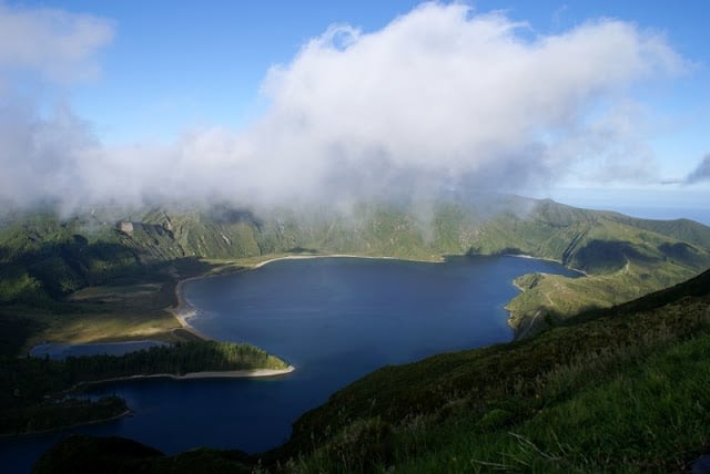 Vista da Praia da Lagoa do Fogo