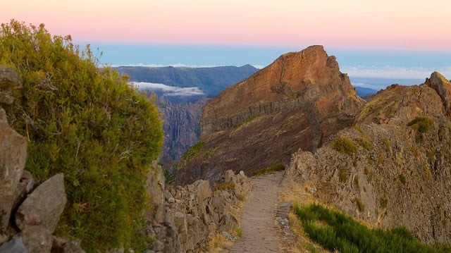 Pico do Areeiro na Ilha da Madeira - vista