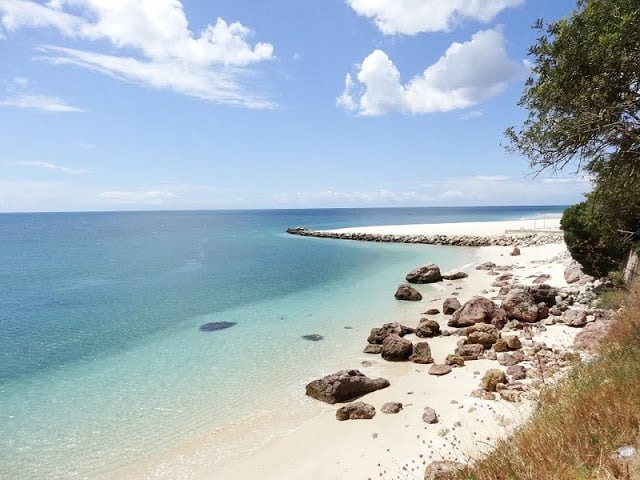 Praia da Figueirinha em Setúbal