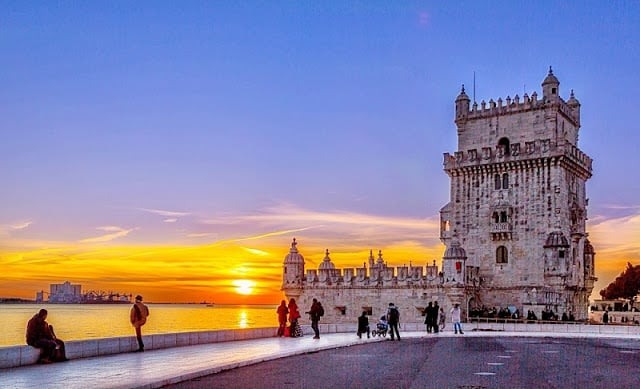 Pôr do Sol na Torre de Belém