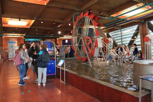 Atividades interativas no Pavilhão da Água