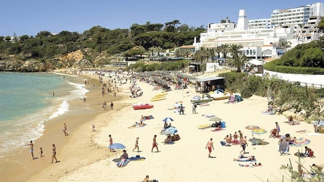 Praia da Oura em Albufeira