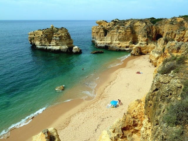 Praia de São Rafael em Albufeira