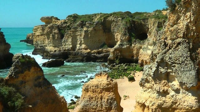 Praia de São Rafael em Albufeira