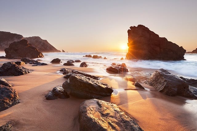 Praia da Adraga em Sintra