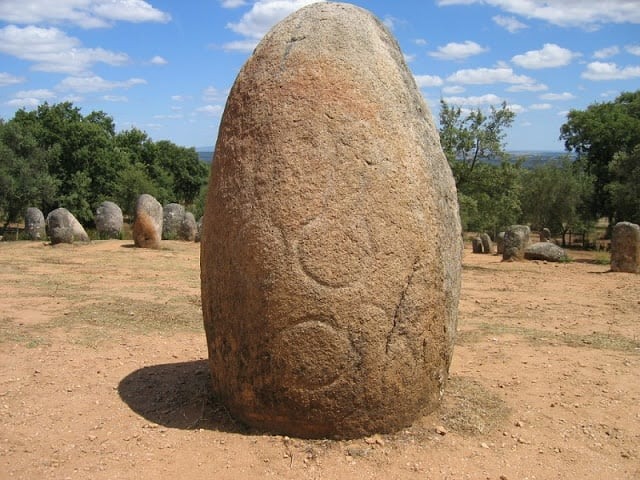 Localização do Cromeleque dos Almendres