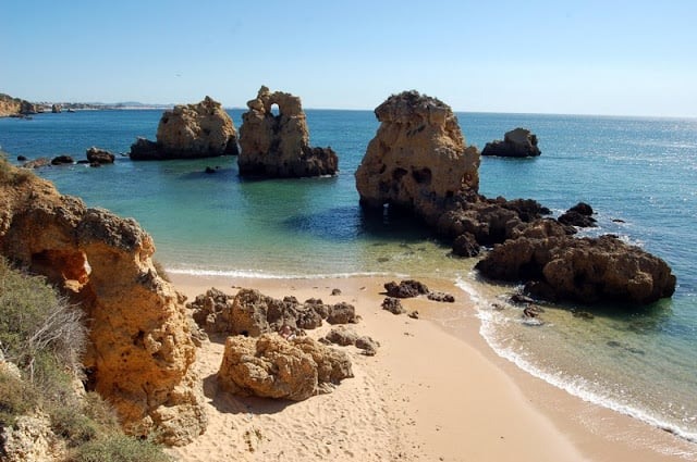 Praia de São Rafael em Albufeira