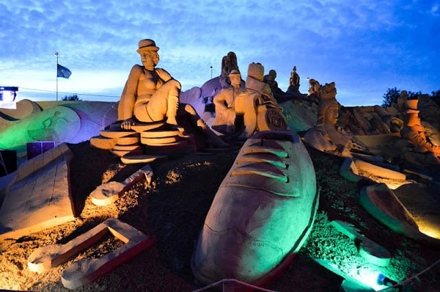 Festival Internacional de Escultura em Areia em Albufeira