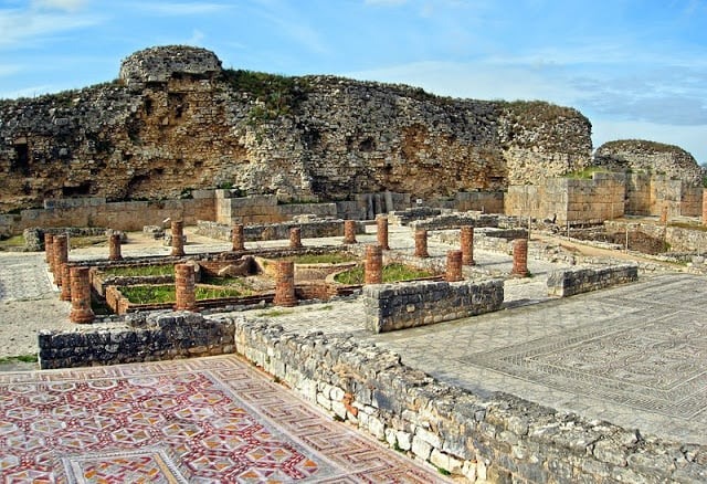 Ruínas de Conímbriga em Portugal