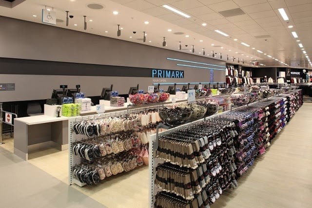 Localização das lojas Primark em Lisboa