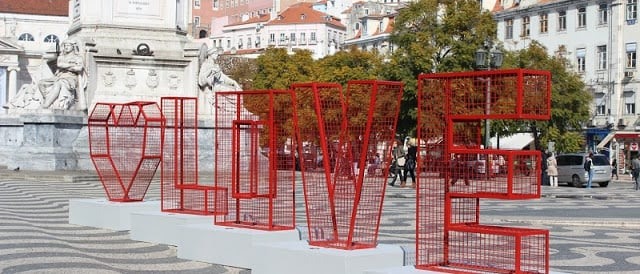 Decoração de Dia dos namorados em Lisboa