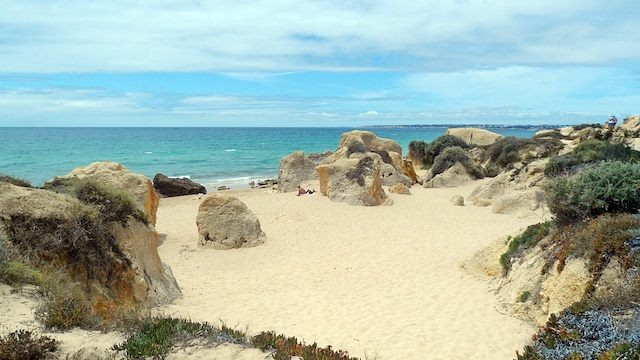 Praia da Galé em Albufeira