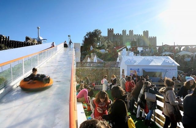 Tobogã Vila Natal em Óbidos