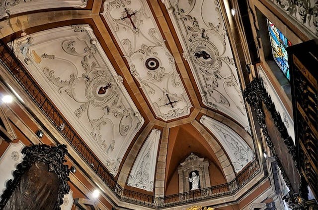 Teto da Igreja de Santo Ildefonso no Porto