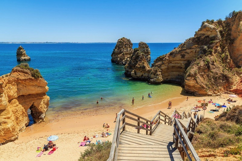 Praia do Camilo em Lagos