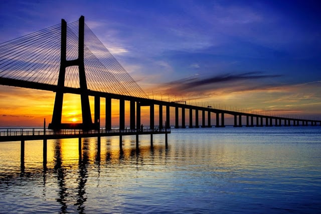 Ponte Vasco da Gama em Lisboa