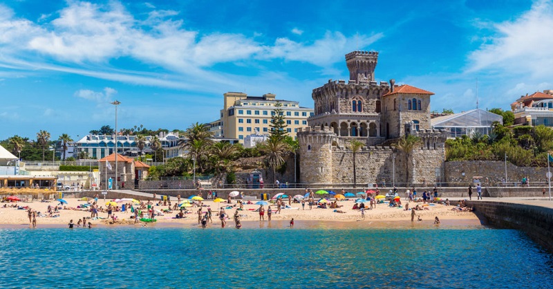 Praia perto de Lisboa