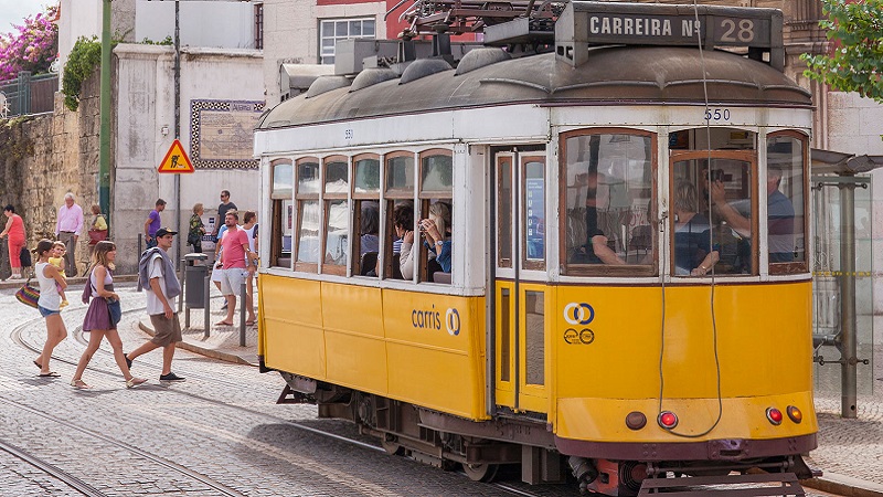 Elétrico 28 em Lisboa