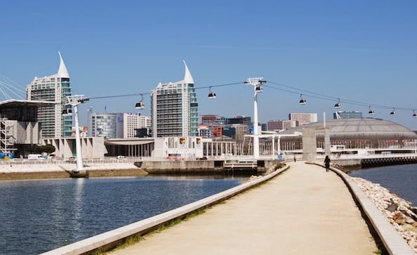 Parque das Nações em Lisboa