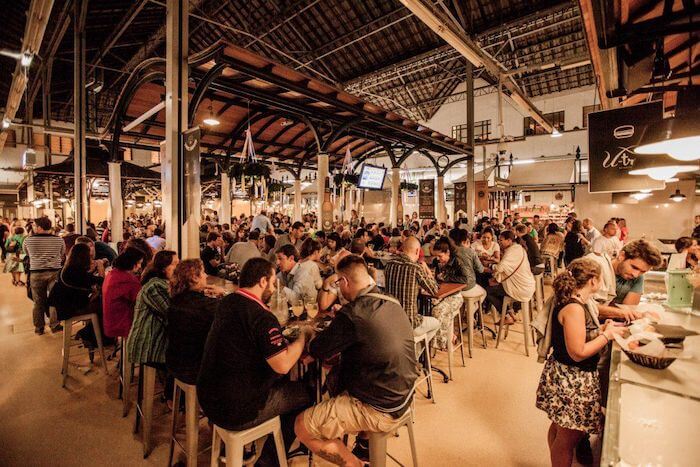 Mercado de Campo de Ourique em Lisboa