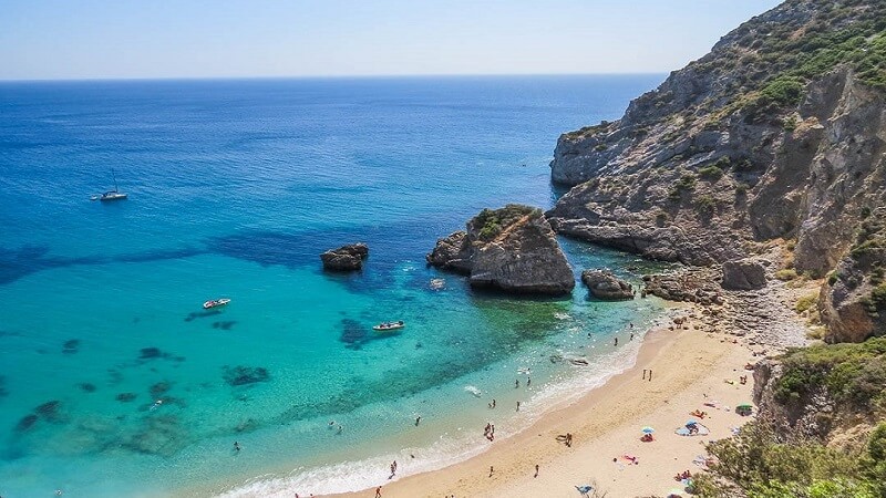 Praia perto de Lisboa