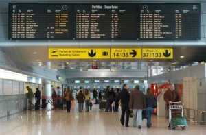 Aeroporto de Lisboa em Portugal