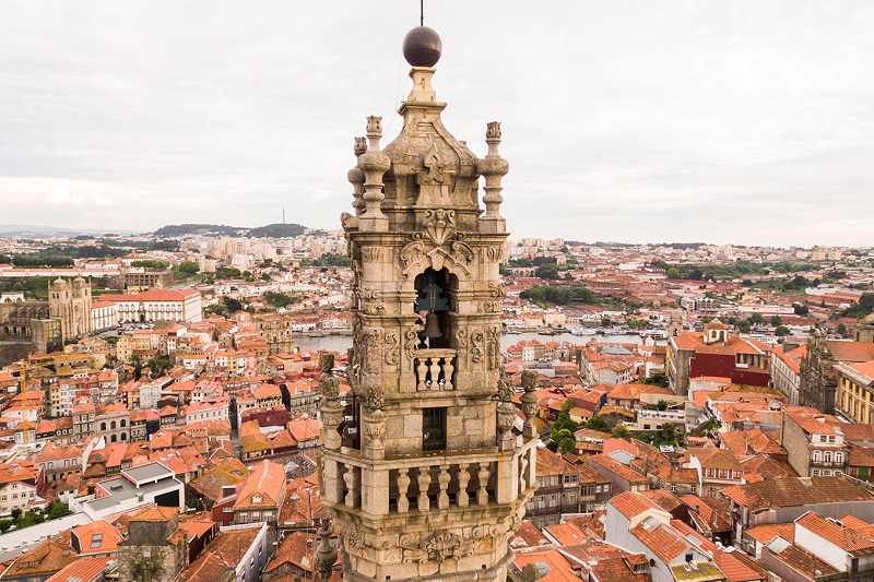 Torre dos Clérigos no Porto