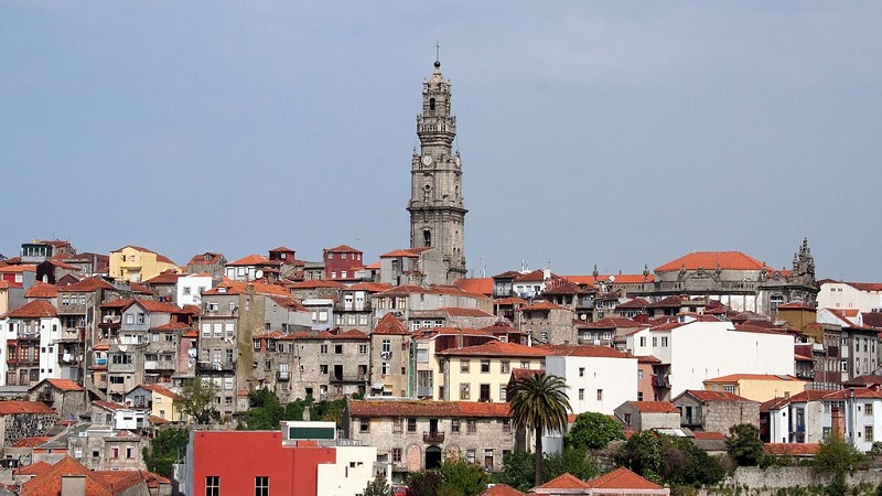 Torre dos Clérigos no Porto