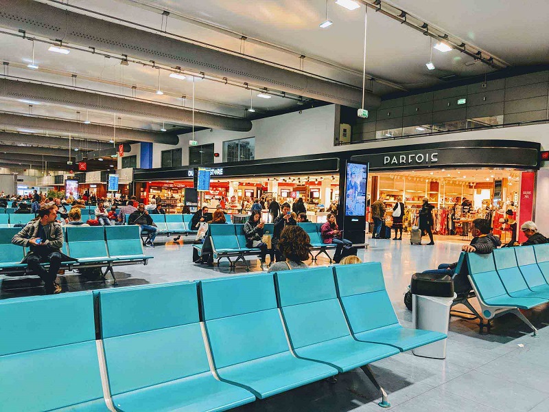 Interior do Aeroporto de Lisboa