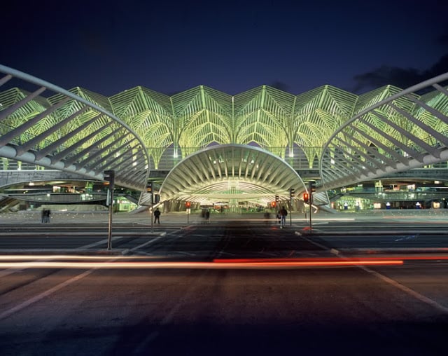 Gare Oriente à noite