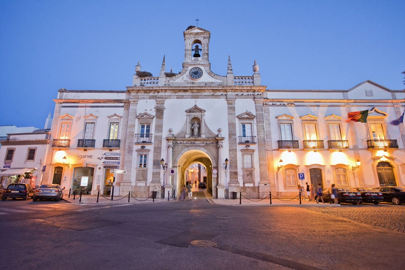 Centro de Faro no Algarve