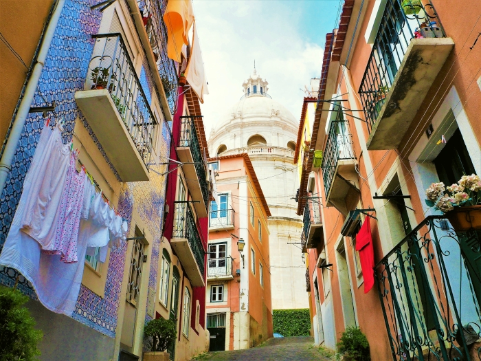 Bairro de Alfama em Lisboa