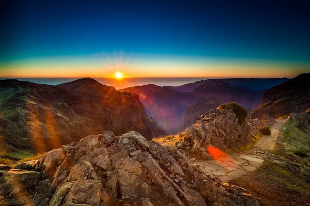 Pico do Arieiro na Ilha da Madeira